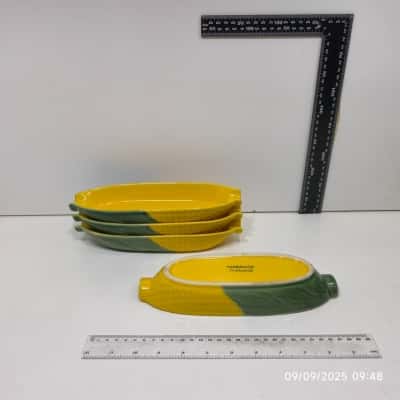 4pcs Made In Thailand Corn Cobb Dishes Set 