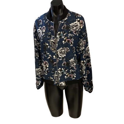 Cotton On Womens  Size 10 Open Jacket Blue / Floral 