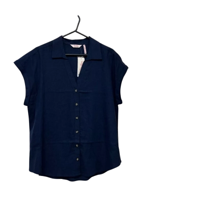 MILLERS LINEN BLEND SHIRT. SIZE 16