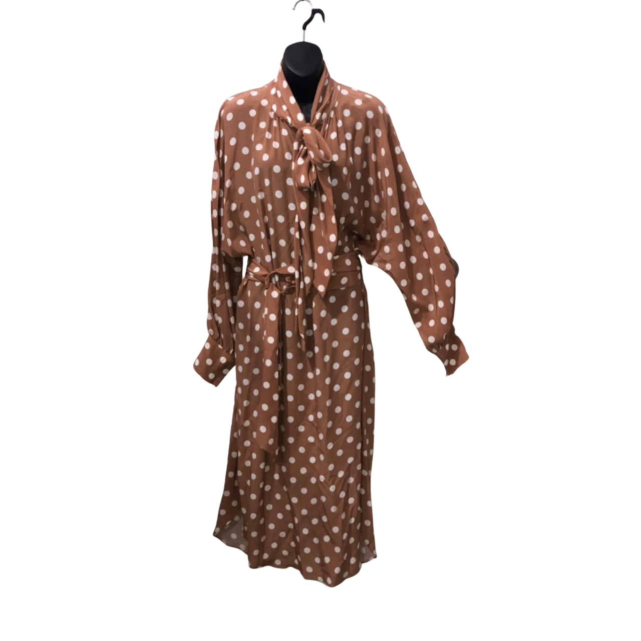 zimmermann brown polka dot dress Zimmermann // Black & Brown Polka Dot Shirt Dress – VSP Consignment