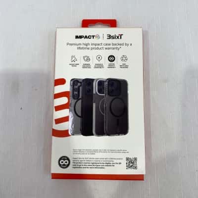 3sixT IMPACT ZERO Premium/ High Impact Drop Protective Case Samsung Galaxy S24 6.1” White/ Glitter