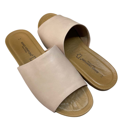 GINO VENTORI Leather Slides Size 40
