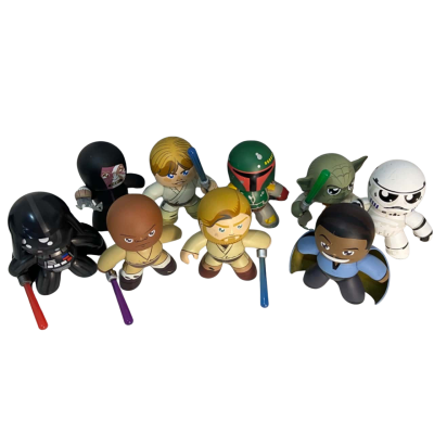 Mighty Muggs Star Wars Figurine Bundle x 9 