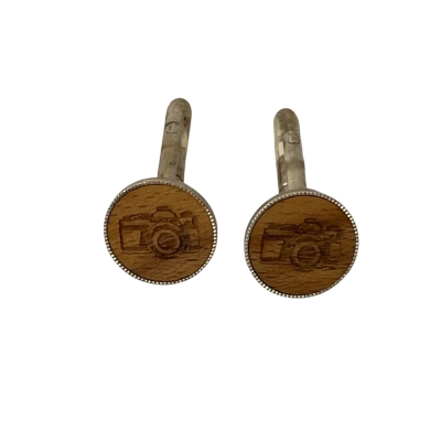 Vintage Camera Mens Cufflinks 