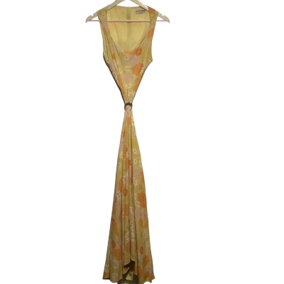 Charlie Holiday Womens  Size 14 Casual Dress Floral / Multicoloured / Yellow 