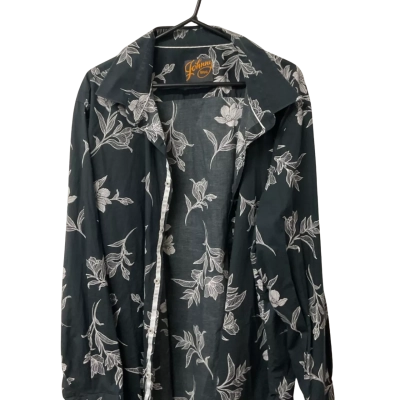 Johnny Bigg Mens  Size XXXXXL Navy BluePrinted Shirt 