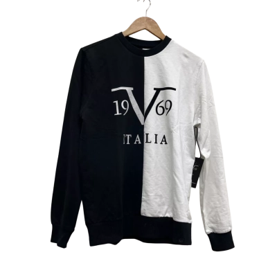 1969 Italia Womens Black & White Jumper Size S 