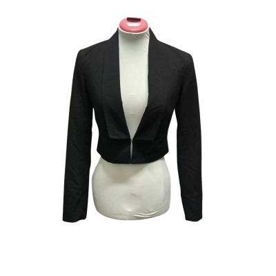 Tokito City Womens  Size 6 Bolero / Cropped Jacket Black  