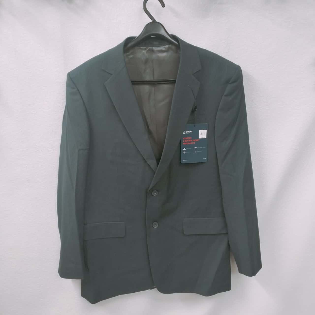 Bracks Mens Suit Jacket Blue size 102R