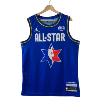 JORDAN Men's Joel Embiid #21 Brand Blue 2020 NBA All-Star Game Swingman Size 44/Large Blue 