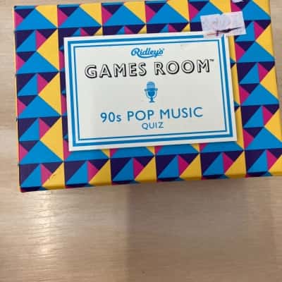 Ridley’s games room 90s pop music quiz 