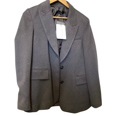 Kenneth Lady Womens  Size L Suit Jacket Grey 