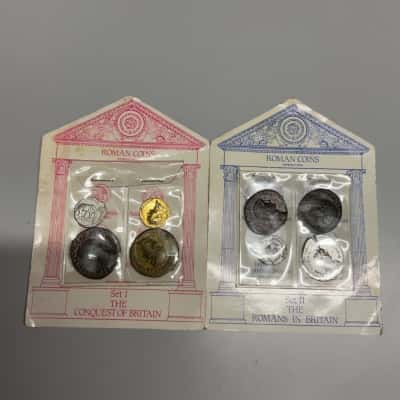 Roman coins reproductions set 1 and 2