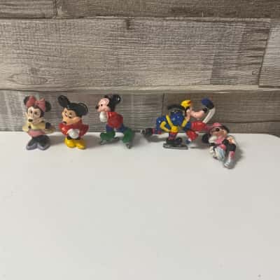 Bundle of Five Disney Character Plastic Toys 