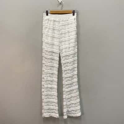 Intuorn Shop Womens  Size S Lace Pants White 