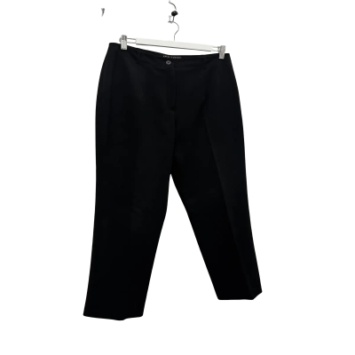 Perri Cutten Womens  Size 12 Straight Leg Pants Black  