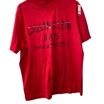 Calvin Klein Jeans Red Shirt   Size XXL 
