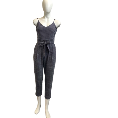 Brand New Dotti Womens  Size 8  Cropped Jumpsuit Grey
