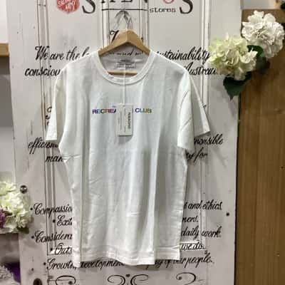  RIMAGIND BRAND! BNWT RRP $70! MENS STREETWEAR T-SHIRT! Mens  Size M White 