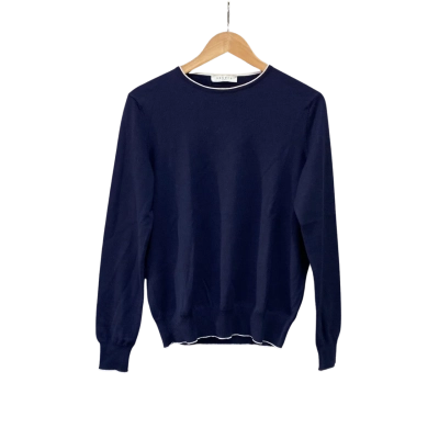 Sandro Womens  Size S Jumper Navy Blue 