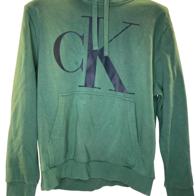 Calvin Klein Mens Hoodie  Size M Green 