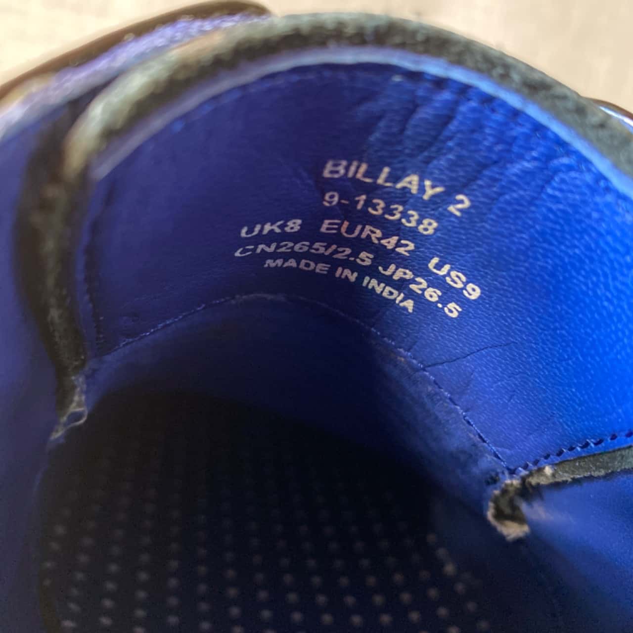 Ted Baker Mens Size 8 Oxford Black