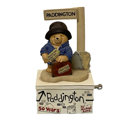 Paddington Bear 50th Anniversary Music Box - NOT Working