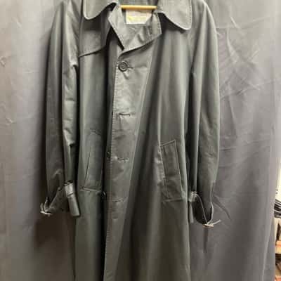 Aquascutum Womens Size 10 / 8 Black Trench Coat