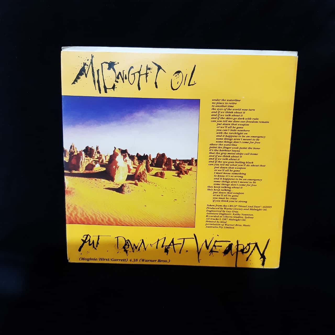 Midnight Oil Put Down That Weapon Single