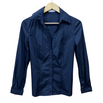 Kookai Black Lace-Up Shirt Size 36