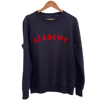 Academy Brand Mens  Size M Jumper Navy Blue / Red 
