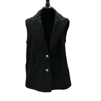 Zara Womens  Size XS Vest Jacket Black  