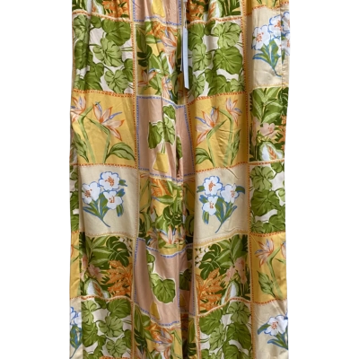 Saba Womens  Size 8 Wide Leg Pants Blue / Cream / Floral / Green / Orange / Yellow 