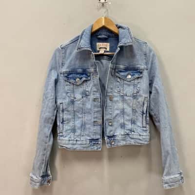 Guess Womens  Size XS Denim Jacket Blue 