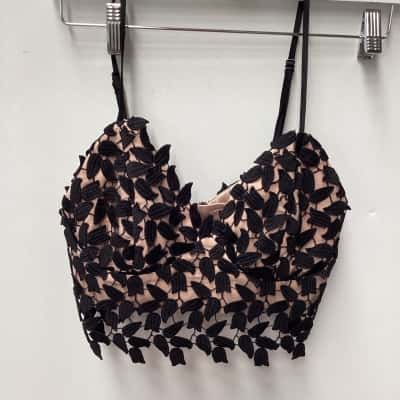 Bardot Womens  Size 10 Bralette Black  