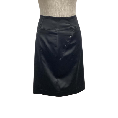  Sportalm Studded Size 40 Pencil Skirt Black  