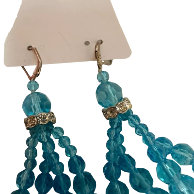  Womens Earrings Blue 