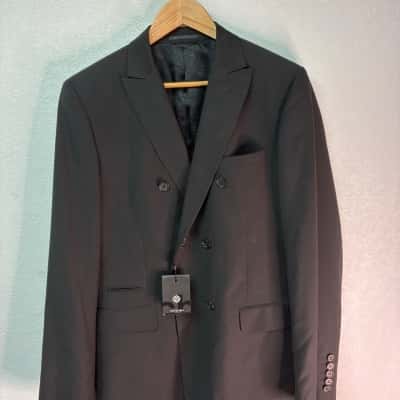 Christian Brooks Mens Size L 25th Anniversary Suit Jacket Black BNWT