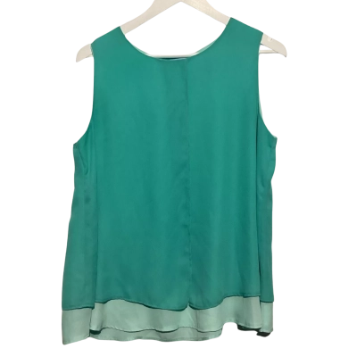  Womens  Size 16 Singlet Top Teal 