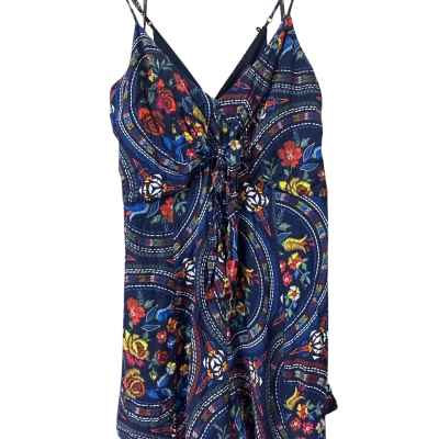 City Chic Womens Size L Navy Blue Playsuit