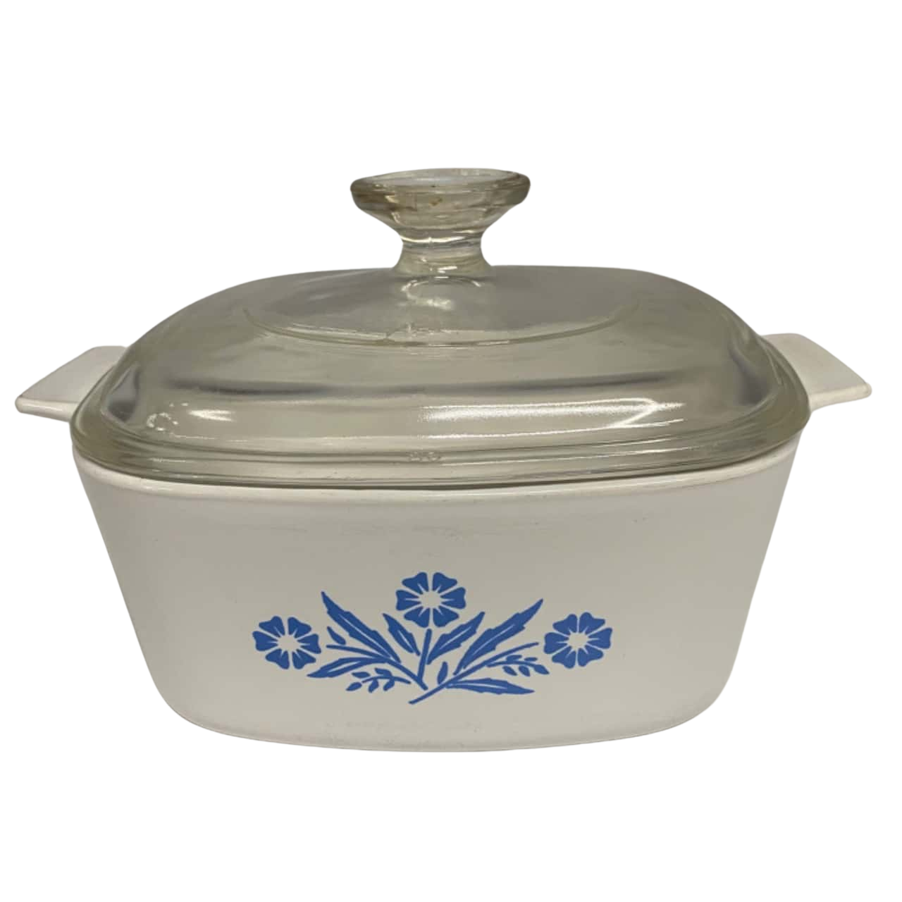 Vintage Corning Ware ‘Cornflower’ 1.5lt Casserole with Lid