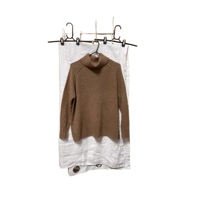 LD+CO Womens S Knitted Jumper Brown