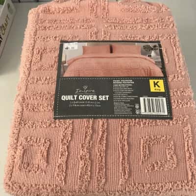 Woolworths inspire polyester king size quilt cover set