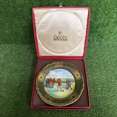Vintage Spode Golf Collector Plate (Boxed)
