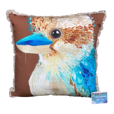 Linen House + Grotti Lotti Kookaburra Cushion 50cm x 50cm