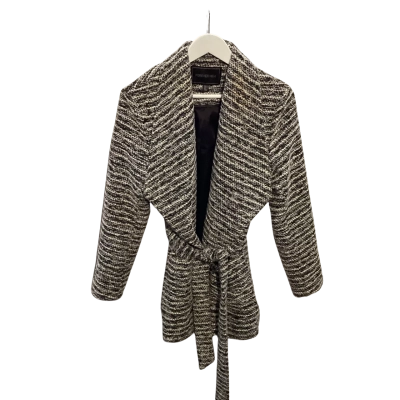 Womens  Size 10 Trenchcoat Striped 