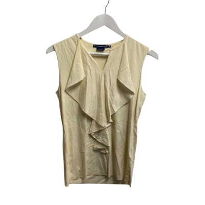 Ralph Lauren Sports Womens  Size M Sleeveless Top Cream 