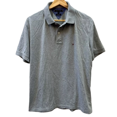 Tommy Hilfiger Mens Size XL Grey Polo   