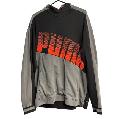 Puma Mens  Size XXL Jumper Black  / Grey / Orange 