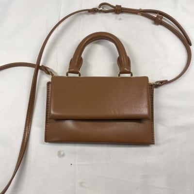 Charles & Keith Womens Cross Body Bag Brown 